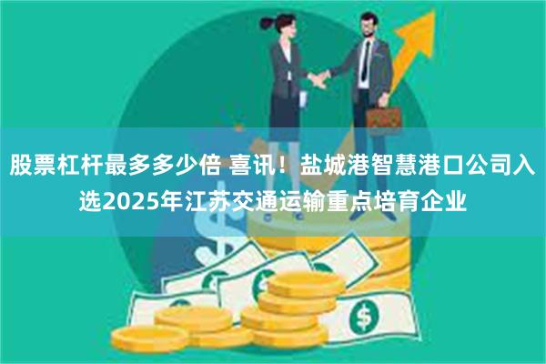 股票杠杆最多多少倍 喜讯！盐城港智慧港口公司入选2025年江苏交通运输重点培育企业