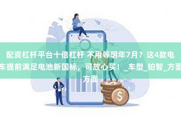 配资杠杆平台十倍杠杆 不用等明年7月？这4款电车提前满足电池新国标，可放心买！_车型_铂智_方面